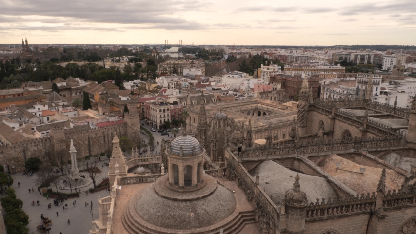 View of the Seville Skyline from Giralda