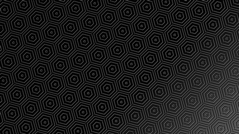 Graphic animation in black and white on a minimal background, which varies in size, angle and intensity with abstract texture.