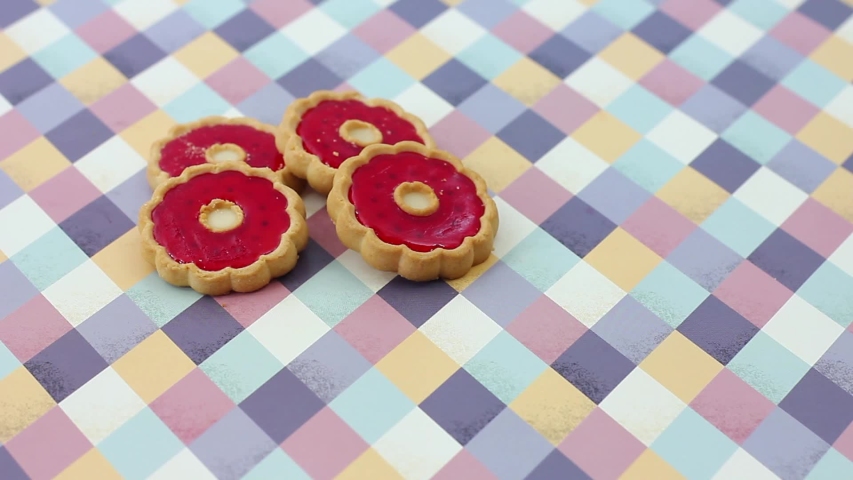 Confectionery made from pieces of sweet dough.