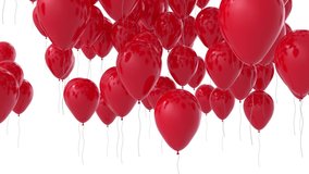 Red balloons flying up. 3D render - Powered by Shutterstock - Get 15% off with code: PIKWIZARD15