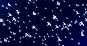 Satellite Network Connection Animation, Cloud Plexus 3D Render Animation - Powered by Shutterstock - Get 15% off with code: PIKWIZARD15