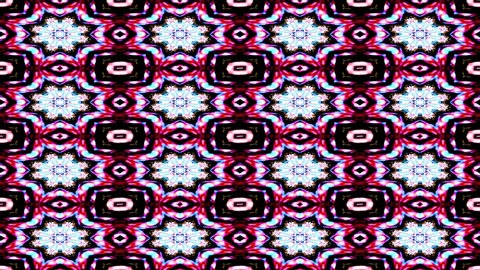 abstract kaleidoscope on a full color background