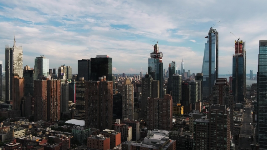 Aerial View of New York Stock Footage Video (100% Royalty-free