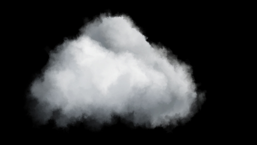 4k isolated cloud on transparent background,, ready for compositing Royalty-Free Stock Footage #1047297865