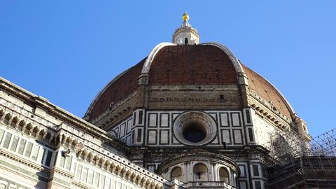 Firenze / Italy - February 27th 2020: Cathedral of Santa Maria del Fiore, Firenze, Florence, Italy