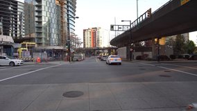 Vancouver / Canada    ,   video of bridge in  Downtown Vancouver     , taken by hand camera  