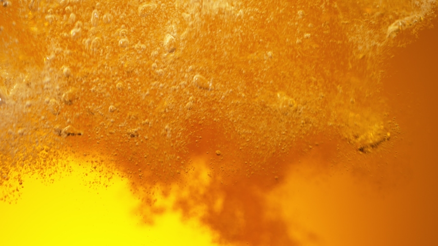 Super Slow Motion Detail Shot of Pouring Beer into Glass at 1000fps. | Shutterstock HD Video #1047401023