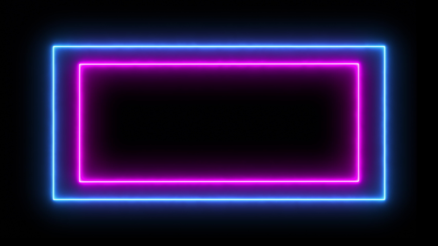 4k glowing neon line abstract background Stock Footage Video (100% ...