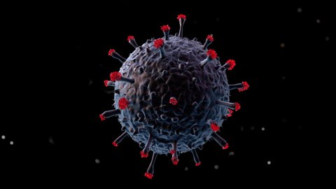 Virus 016: 3D animation of the Coronavirus.