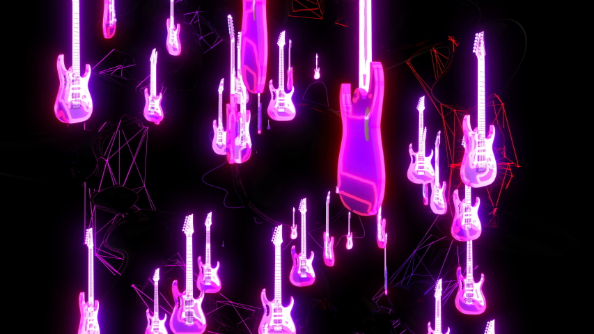 Looped seamless footage in rock and heavy-metal style with guitars and fire for your event, concert, title, presentation, site.
Ready to use in most popular VJ soft
