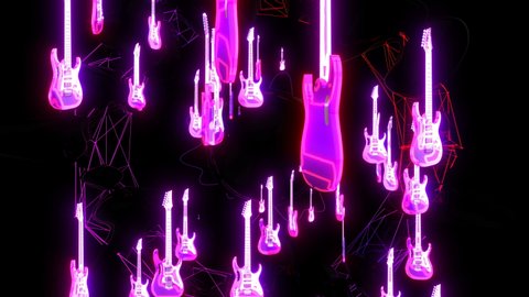Looped seamless footage in rock and heavy-metal style with guitars and fire for your event, concert, title, presentation, site.
Ready to use in most popular VJ soft