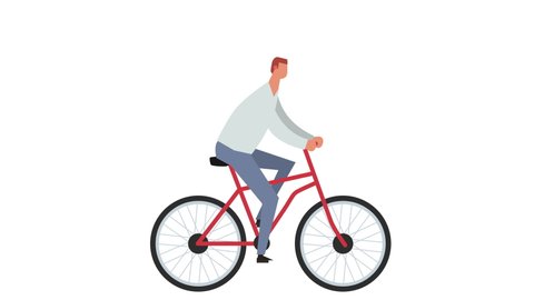 Man Is Riding A Bicycle Stock Footage Video 100 Royalty Free Shutterstock