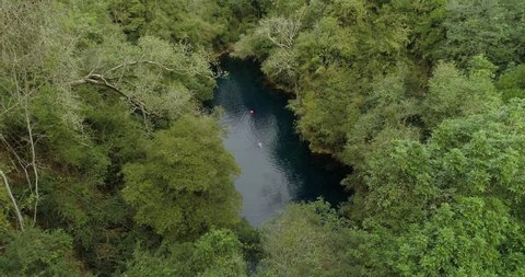 Mysterious Lagoon in Bonito state of Mato Grosso