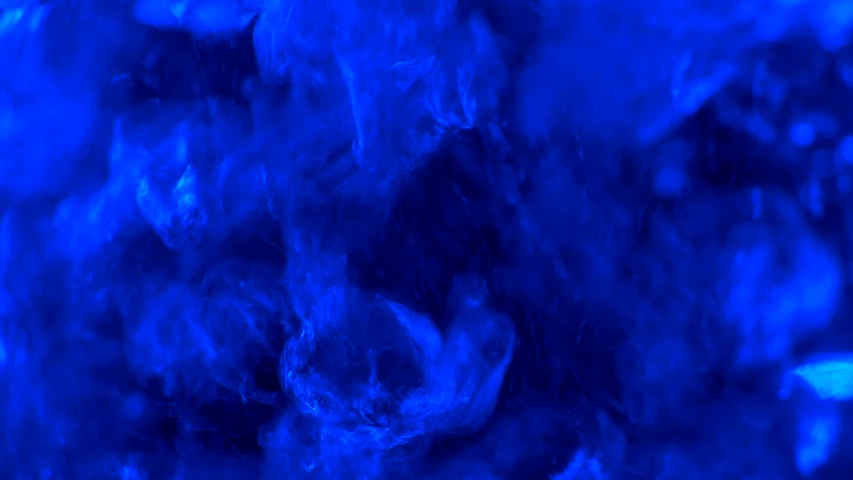 Crazy blue boiling water background loop