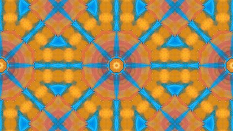Poly Art Kaleidoscope Hypnotic Pattern Animation Footage