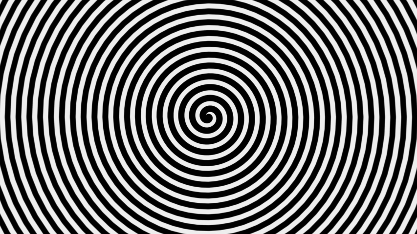 Hypnosis Spirals Video Optical Illusions Constantly Stock Footage Video ...