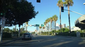 Highway in Los Angeles in slow motion 180fps