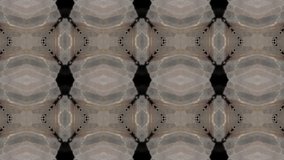 Motion kaleidoscopic background. Looped ornamental animation.
