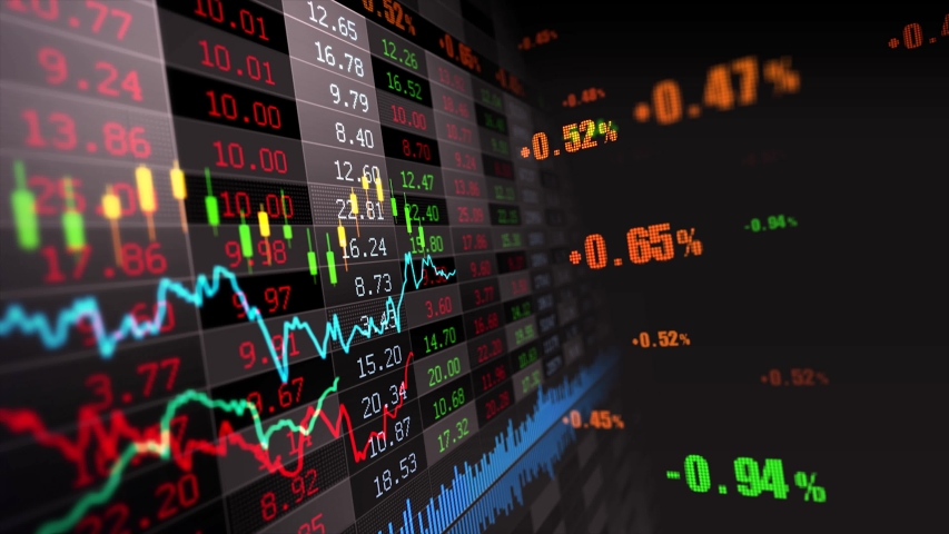 Financial technology stock market gold video footage | Shutterstock HD Video #1047744064