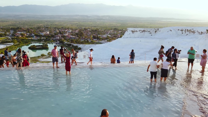 Pamukkale Turkey October 2019 Stock Footage Video 100 Royalty Free 1047776002 Shutterstock