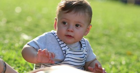Close Up Cute Baby Smile Video De Stock 100 Libre De Droit Shutterstock