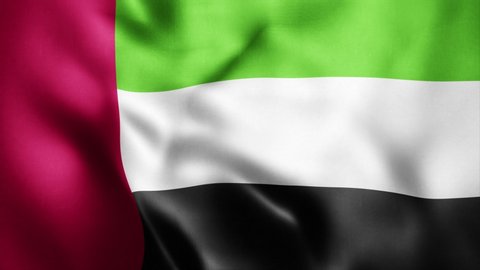 Uae Flag Of Dubai Abu Arkivvideomateriale 100 Royaltyfritt Shutterstock