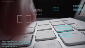 Man working on laptop computer keyboard with graphic user interface GUI hologram showing concepts of big data science technology, digital network connection and computer programming algorithm. - Powered by Shutterstock - Get 15% off with code: PIKWIZARD15