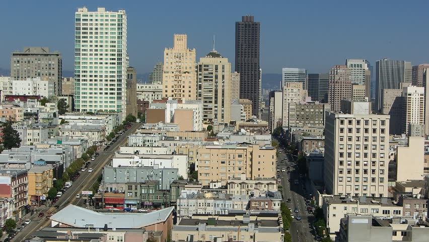 Time lapse San Francisco in sunshine (pan movement) | Shutterstock HD Video #1047958
