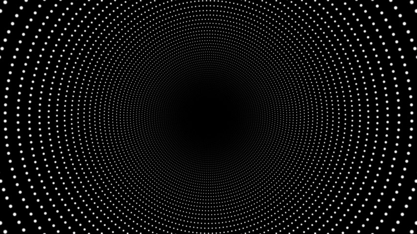Abstract Concentric Circles Tunnel Background Loop/
4k animation of an abstract radial tunnel with concentric circles made of dots zooming in and seamless looping | Shutterstock HD Video #1048064662