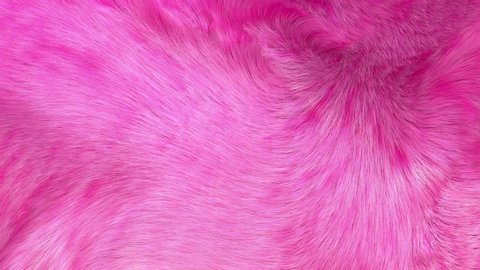 3D generated, pink, waving fur background.