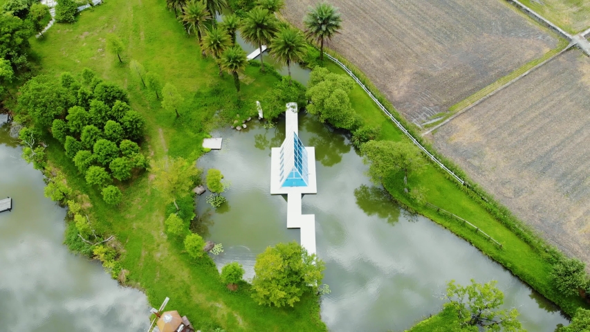 Aerial Photography of Daxi Wedding Photography Base in Taoyuan, Taiwan