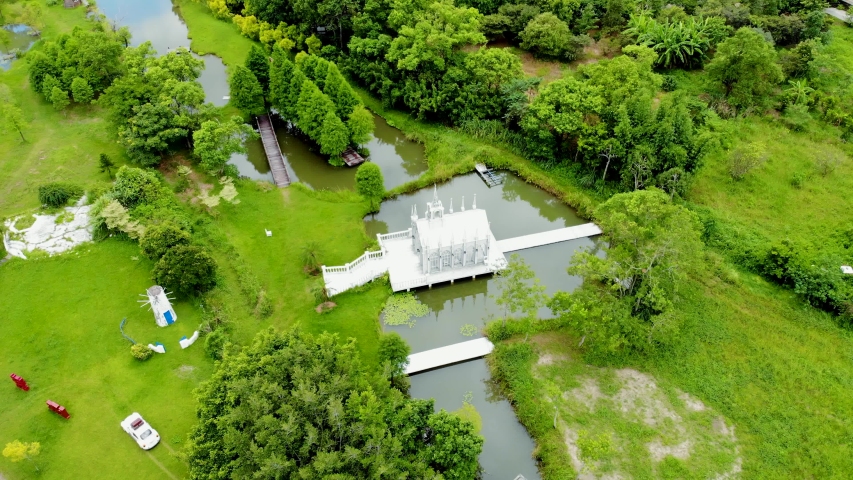 Aerial Photography of Daxi Wedding Photography Base in Taoyuan, Taiwan