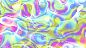 Wavy moving stirring background. Psychedelic moving background. Seamless looping footage.