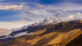 4K Time lapse of sunrise at the mountain on Pangong lake, Ladakh, Jammu and Kashmi, India
 - Powered by Shutterstock - Get 15% off with code: PIKWIZARD15