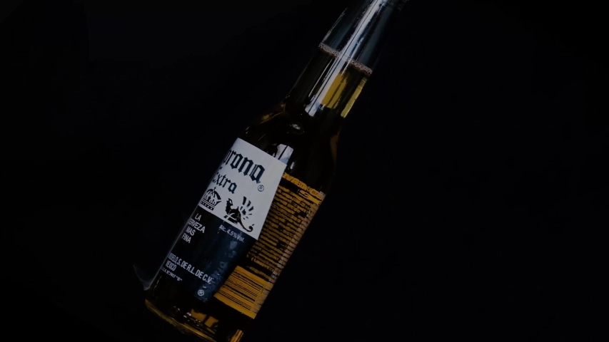 Corona Beer Bottle Stock Video Footage - 4K and HD Video Clips