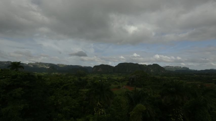 Time Lapse Of Famous Lush Vinãles Valley In Cuba
