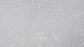 White concrete wall texture background, cement wall, plaster texture, for designers. 4k video motion 3840x2160
