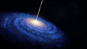 Rotating blue galaxy, the beam with energy has released - Powered by Shutterstock - Get 15% off with code: PIKWIZARD15