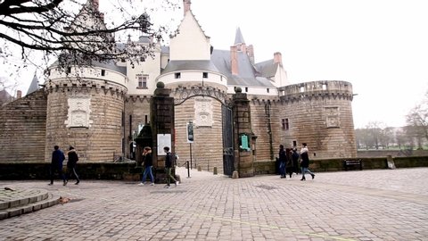 Sunday, March 15, 2020:. Nantes Frinace Castle of the Dukes of Brittany) is a large castle located in the city of Nantes