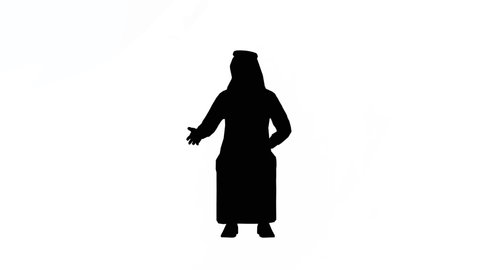 Arab Man Silhouette Walking Stock Video Footage 4k And Hd Video Clips Shutterstock