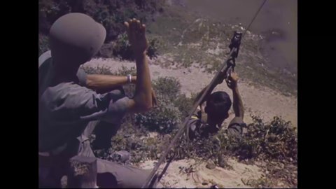 CIRCA 1962 - South Vietnamese soldiers receive outdoor and classroom training.
