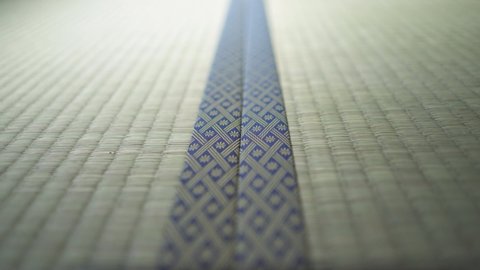 Japanese-style tatami mat in Japanese house