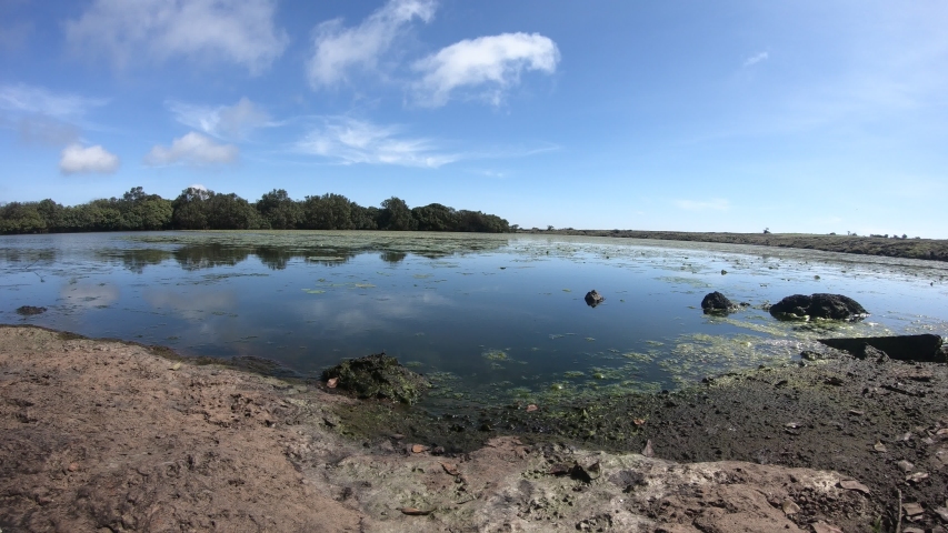 timelapse clouds and water scenery