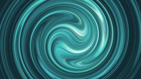 Looping abstract spiral background in blue green textures suitable for vj loops, music videos, business presentation. Abstract background for animation moving of lines and stripes energy.
