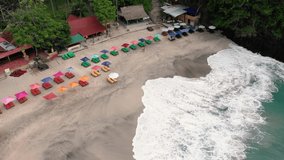 Virgin beach is a great place in the jungle Aerial