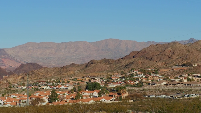 Beautiful building around the Lake Mead area at Nevada