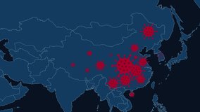 Coronavirus disease 2019 situation update worldwide. Covid-19 map confirmed cases report worldwide globally. 4K. - Powered by Shutterstock - Get 15% off with code: PIKWIZARD15