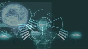 Animation of 3d human brain and human model rotating in seamless loop with scop scanning over medical data processing and glowing green background. Medicine neurology and global scientific data - Powered by Shutterstock - Get 15% off with code: PIKWIZARD15