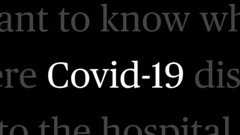 COVID-19 or coronavirus in news headlines in international media on a black background with diminish, distant, illustrated concept.