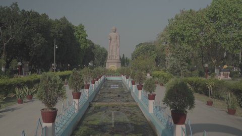 Garden of Giant Buddha Statue Complex Sarnath